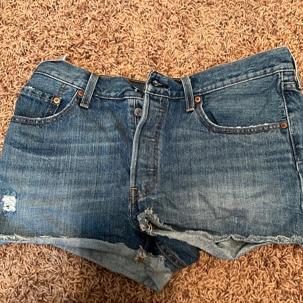 Denim shorts